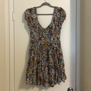 American Eagle Outfitters Blue Floral Dress